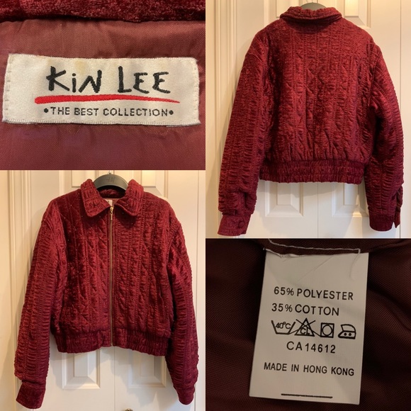 Vintage coat w/ruching & gold bead detailing - Picture 5 of 7